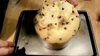 Video ricetta quotPanettone fatto in casa con gocce di cioccolatoquot  Aglio in Camicia [upl. by Ynffit]