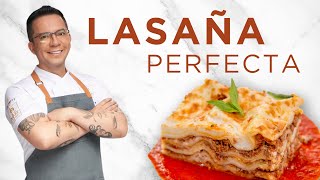 El secreto de la receta perfecta de Lasaña sin cocer primero la pasta [upl. by Laval]