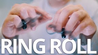 How to roll a ring across fingers x2 variations ● TUTORIAL [upl. by Nosemyaj]