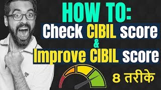 Financial Advice to IMPROVE and CHECK CIBIL Score  Part 2 [upl. by Noirred131]