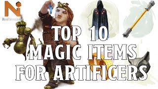 Top 10 DampD 5e Artificer Magic Items  Nerd Immersion [upl. by Raven814]