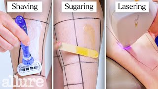 Every Method of Leg Hair Removal 21 Methods  Allure [upl. by Ylreveb]