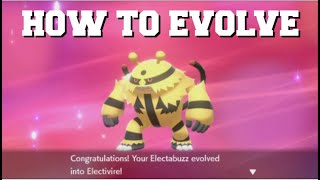 HOW TO EVOLVE ELECTABUZZ INTO ELECTIVIRE IN POKEMON SWORD AND SHIELD WHERE TO FIND ELECTIRIZER [upl. by Violeta]