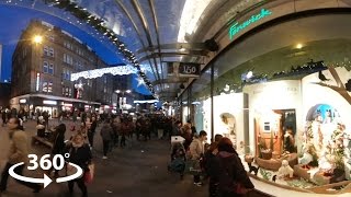 Fenwick Christmas Window Newcastle in 360° VR [upl. by Paquito]