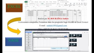 COMMENT IMPORTER LES ÉCRITURES COMPTABLE DE EXCEL VERS SAGE [upl. by Edahsalof]