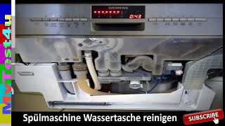 HowTo SpÃ¼lmschine WÃ¤rmetauscher  Wassertasche  Reinigung amp Einbau [upl. by Aiyn199]