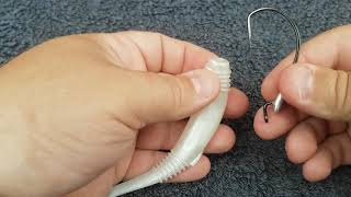 HOW TO RIG A SOFT PLASTIC WEEDLESS [upl. by Charlot]