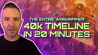 WARHAMMER 40k TIMELINE IN 20 MINS From the 21st Century to the 41st Millenium  40k Archives [upl. by Akinna]