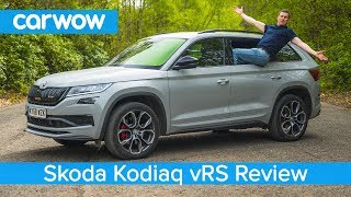 Skoda Kodiaq vRS SUV 2020 review  see how quick it is to 60mph and if its worth £43k [upl. by Sheela566]