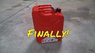 Midwest Can Company Jerry Can Review from Harbor Freight [upl. by Estrin]