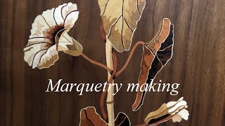 Marquetry making marquetry cabinet part 1 [upl. by Rumpf]