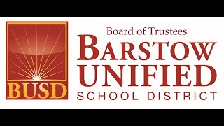 Barstow Unified School District Board Meeting  January 14 2025 [upl. by Laveen607]