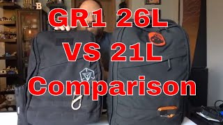 GORUCK GR1 26L vs 21L [upl. by Bradney]