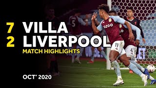 HIGHLIGHTS  Aston Villa 72 Liverpool  4th October 2020 [upl. by Zil635]