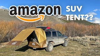 Testing the Cheapest SUV Tent on Amazon [upl. by Orna602]