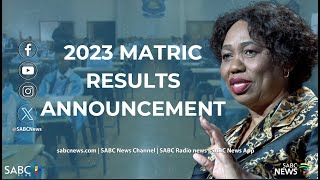 2023 Matric results announcement [upl. by Annahael]