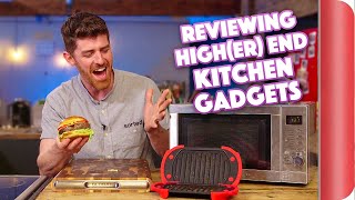 Chefs vs Normals Reviewing Higher End Kitchen Gadgets  Sorted Food [upl. by Adnama233]