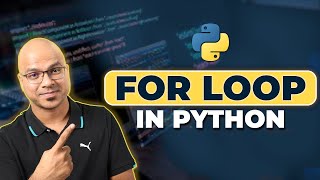 21 Python Tutorial for Beginners  For Loop in Python [upl. by Atram]