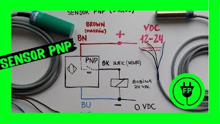 ⚡Instalar y conectar un sensor PNP ⚡ INDUSTRIAL [upl. by Trebornhoj]