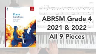 ABRSM Grade 4 Piano 2021 amp 2022 All 9 Pieces [upl. by Berners51]