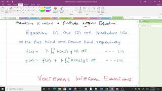 Classification of Integral Equations Fredholms and Volterras Lesson 2 [upl. by Lindsy]