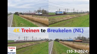 4K Treinen te Breukelen NL 1032024 [upl. by Nahtan456]