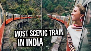 Most Scenic Train Ride in India  Toy Train from Kalka to Shimla [upl. by Sesilu704]