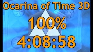 Ocarina of Time 3D 100 Speedrun in 40858World Record [upl. by Boyt]