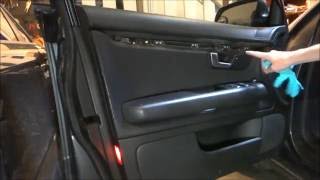 How to Remove A4S4 Interior Door Panel B6B7 [upl. by Dnesnwot164]