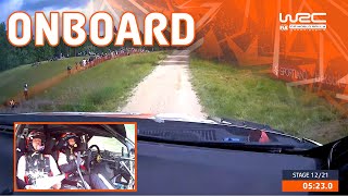 FULL ONBOARD  SS12 RovanperäHalttunen  WRC Rally Estonia 2023 [upl. by Anemij]