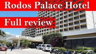 RODOS PALACE HOTEL Rhodes Greece  FULL tour and review [upl. by Sylvanus]