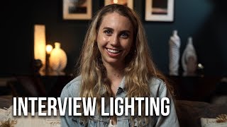 How to Light an Interview  5 Quick Easy Setups [upl. by Guido]