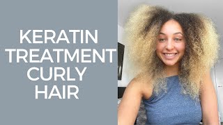 Home Keratin Treatment  Curly Hair [upl. by Anuaf]