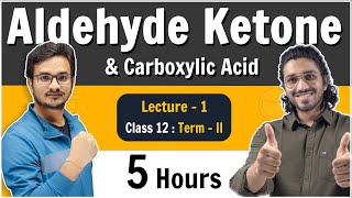 1Aldehydes Ketones and Carboxylic Acid  Class 12 Board  Lecture 1 [upl. by Letnuhs]