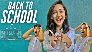 GOING BACK TO SCHOOL WITH BROTHER amp SISTER  Rimorav Vlogs [upl. by Alliuqet]