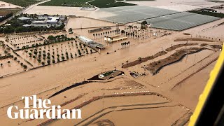 Spain floods entire towns submerged after southeast battered by severe storms [upl. by Warfeld]