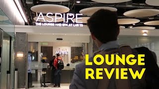 Lounge Review Aspire Lounge and Spa at London LHR T5 [upl. by Crystie]