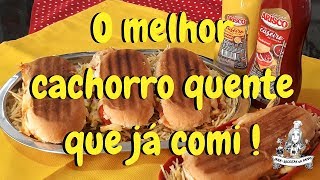 Cachorro quente prensado o melhor que já comi 🌭 [upl. by Gibson]