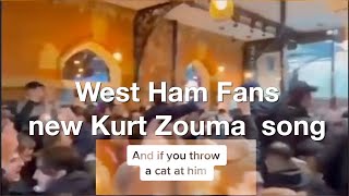 West Ham Fans new Kurt Zouma song [upl. by Ahsrav244]