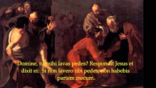 Mandatum Novum  Holy Thursday Antiphons Gregorian Chant [upl. by Chery]