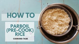 The BEST WAY To Parboil Rice [upl. by Alhak]