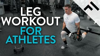 Full Leg Workout for Athletes  Day from the Athlete Program [upl. by Yesnnyl627]