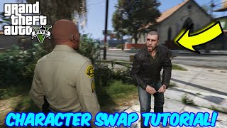 How to Character Swap in GTA 5 Modding Tutorial [upl. by Carmelita]