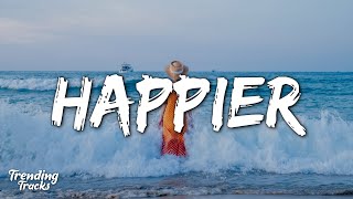 Olivia Rodrigo  happier Clean  Lyrics [upl. by Amolap]