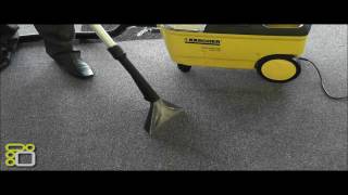 Karcher Carpet Cleaner PUZZI 100 Demonstration [upl. by Rab]