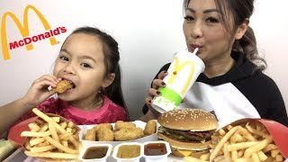 McDonalds Bacon BigMac amp Nuggets Meal  Mukbang  NE Lets Eat [upl. by Seuqram]