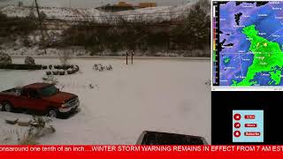 Chattanooga  WINTER STORM LIVE VIEW [upl. by Shadow]