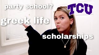 answering ALL your questions about TCU amp college [upl. by Atsyrc245]