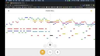 Chrome Music Lab Piano Roll [upl. by Orban]