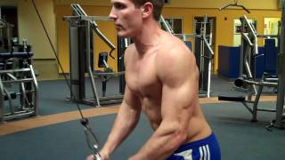 How To Tricep Pushdown Life Fitness Cable [upl. by Pansy132]